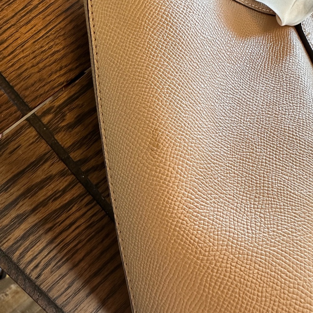 COACH Signature City Zip Tote Brown with Vera vintage silk scarf - Picture 10 of 11